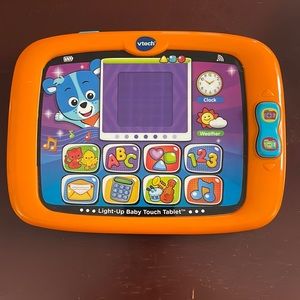 Vtech LightUp Baby Touch Tablet Educational Play Toy Orange